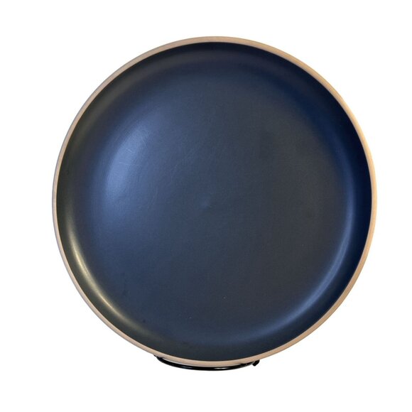B+B Bread & Butter Hamptons Stoneware Dinner Plates Set- 2 Royal Blue 10" HTF - Picture 7 of 8